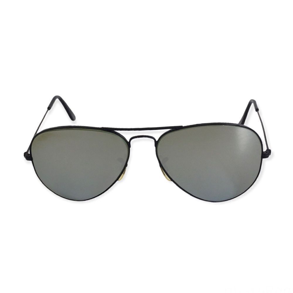 🔃Ray Ban Aviator Polarized Metal Frame Vintage Black Sunglasses